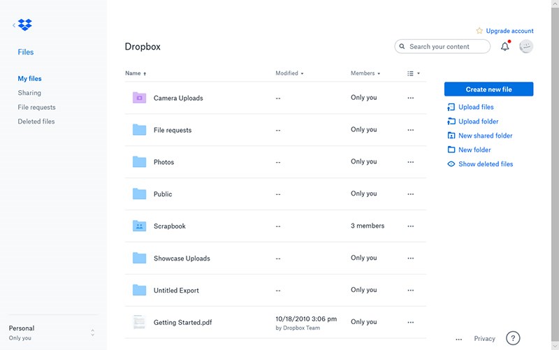 Dropbox dịch vụ lưu trữ dữ liệu