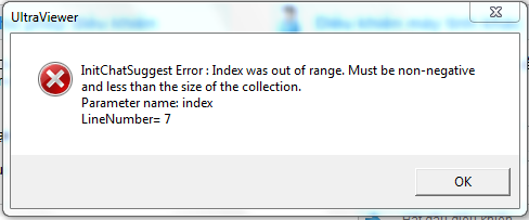 InitChatSuggest Error