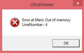 Out of Memory - LineNumber : 4